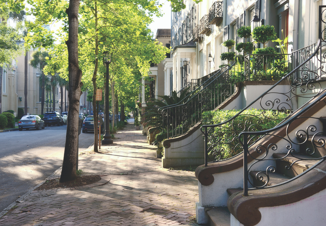 Homes, Savannah, Georgia.